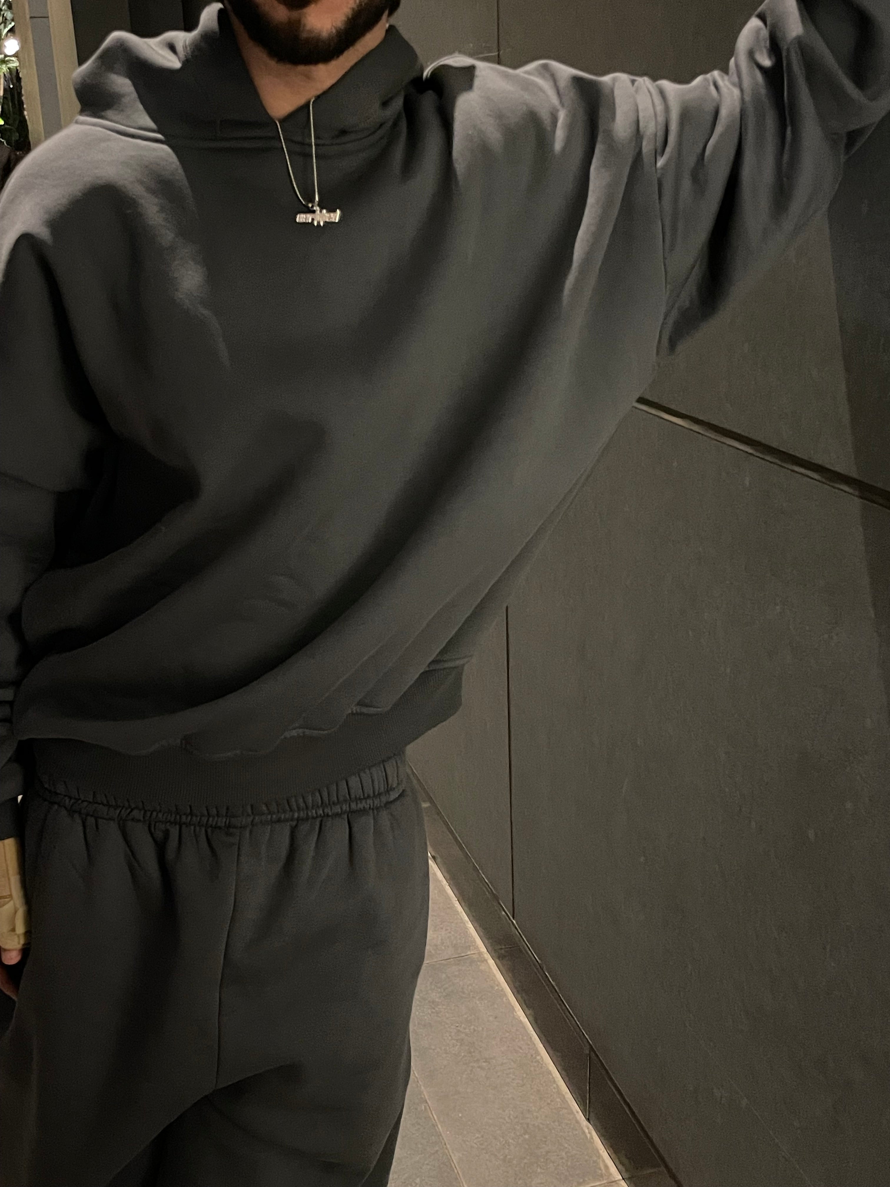 Charcoal hoodie (PRE ORDER)